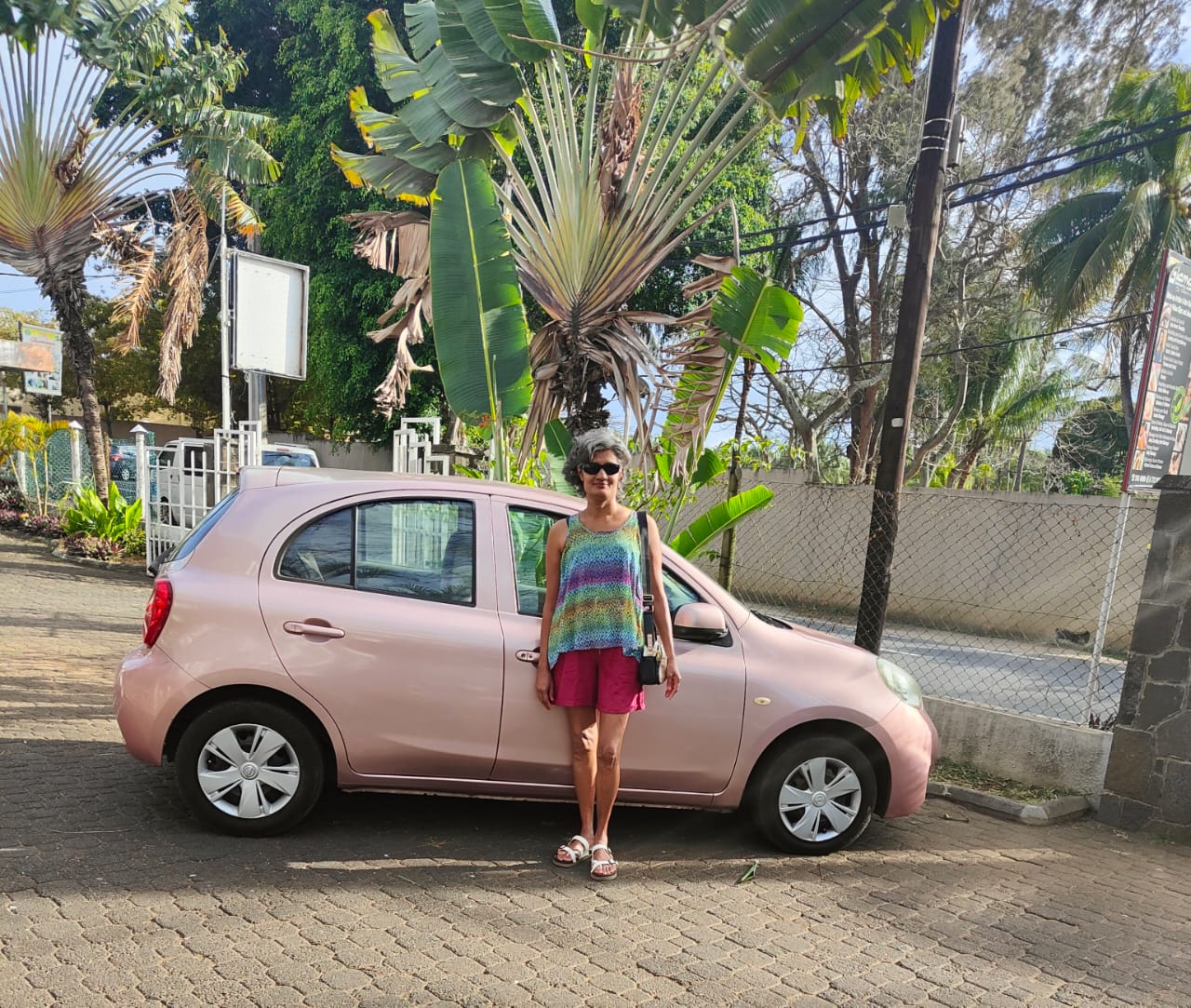 Customer with Nissan March